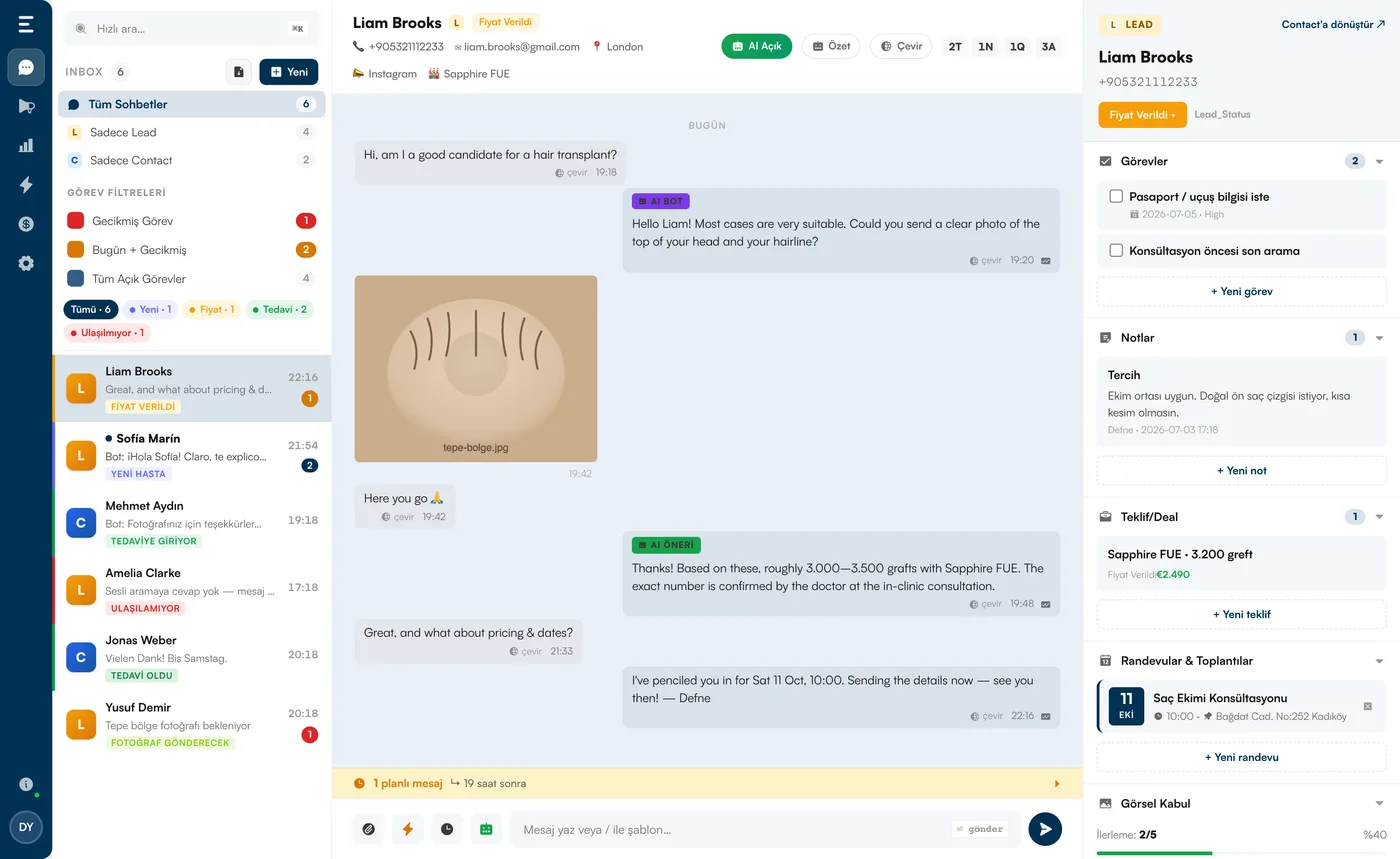 WhatsApp gelen kutusu önizleme